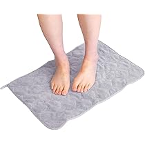 Amazon｜オカ(OKA) お風呂上がりの 足ふきマット 約40cm×60cm グレー